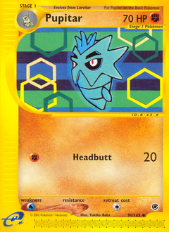 Pokemon Expedition Base Set Pupitar - 90