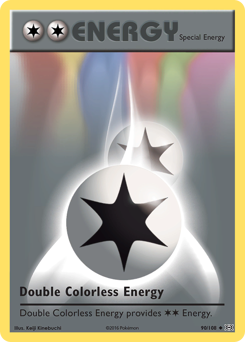 Pokemon Evolutions Double Colorless Energy - 90