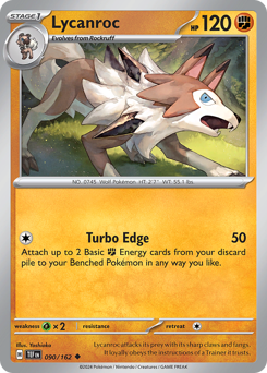 Pokemon Temporal Forces Lycanroc - 90