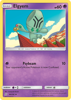 Pokemon Unified Minds Elgyem - 90