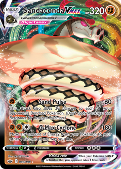 Pokemon Chilling Reign Sandaconda VMAX - 90