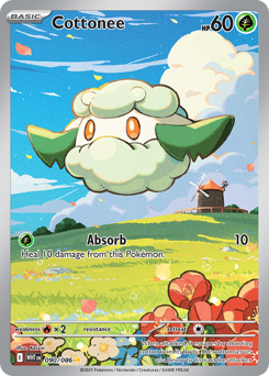 Pokemon White Flare Cottonee - 90