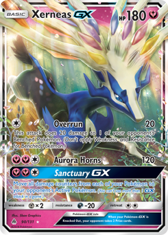 Pokemon Forbidden Light Xerneas-GX - 90
