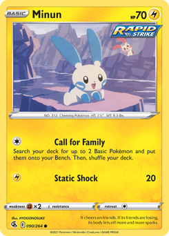 Pokemon Fusion Strike Minun - 90