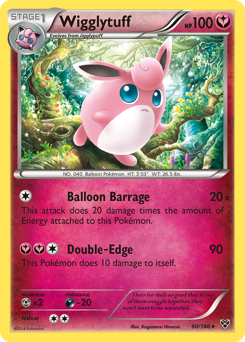Pokemon XY Wigglytuff - 90