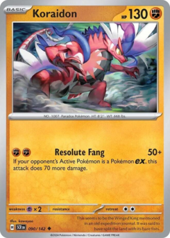 Pokemon Stellar Crown Koraidon - 90