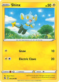 Pokemon Fusion Strike Shinx - 91