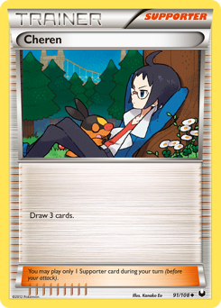 Pokemon Dark Explorers Cheren - 91