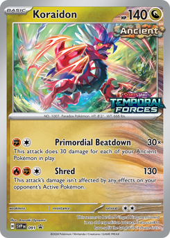 Pokemon Scarlet & Violet Black Star Promos Koraidon - 91