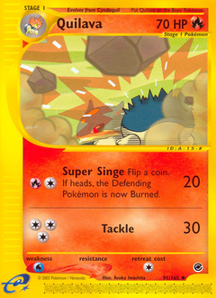 Pokemon Expedition Base Set Quilava - 91