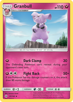 Pokemon Sun & Moon Granbull - 91