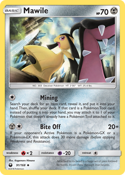 Pokemon Celestial Storm Mawile - 91