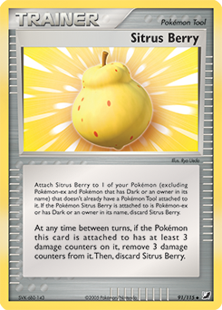 Pokemon Unseen Forces Sitrus Berry - 91