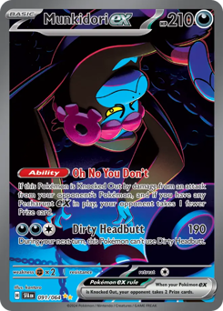 Pokemon Shrouded Fable Munkidori ex - 91
