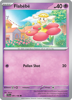 Pokemon Scarlet & Violet Flabébé - 91