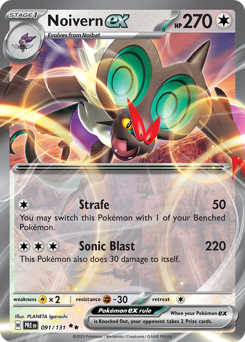 Pokemon Prismatic Evolutions Noivern ex - 91
