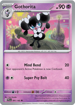 Pokemon Paldea Evolved Gothorita - 91