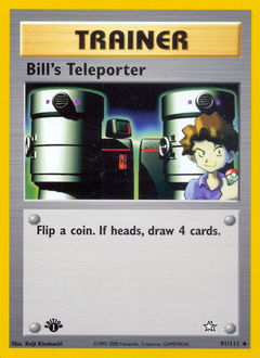 Pokemon Neo Genesis Bill's Teleporter - 91