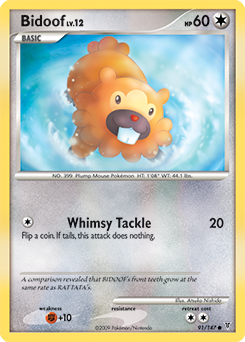 Pokemon Supreme Victors Bidoof - 91