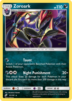 Pokemon Team Up Zoroark - 91