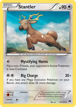 Pokemon BREAKpoint Stantler - 91