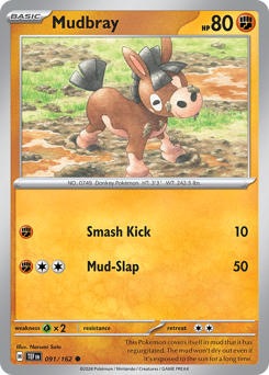 Pokemon Temporal Forces Mudbray - 91