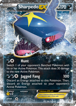 Pokemon Primal Clash Sharpedo-EX - 91