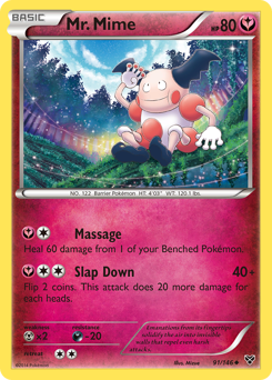 Pokemon XY Mr. Mime - 91