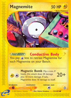 Pokemon Aquapolis Magnemite - 91