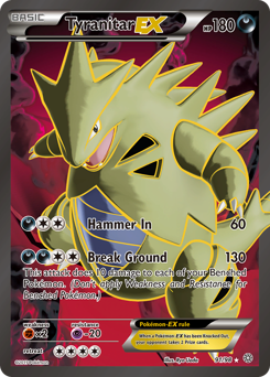 Pokemon Ancient Origins Tyranitar-EX - 91