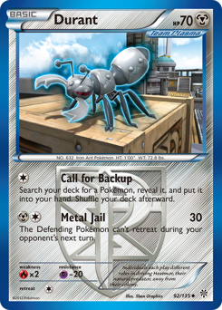 Pokemon Plasma Storm Durant - 92