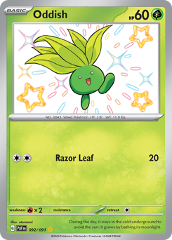 Pokemon Paldean Fates Oddish - 92