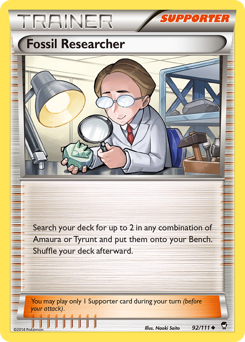 Pokemon Furious Fists Fossil Researcher - 92