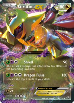 Pokemon Dragons Exalted Giratina-EX - 92