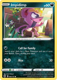 Pokemon Brilliant Stars Impidimp - 92