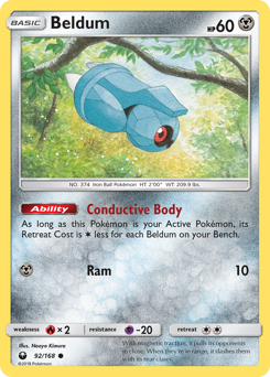 Pokemon Celestial Storm Beldum - 92