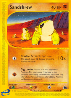 Pokemon Skyridge Sandshrew - 92