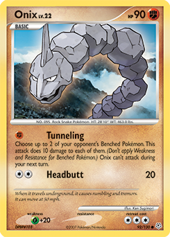 Pokemon Diamond & Pearl Onix - 92