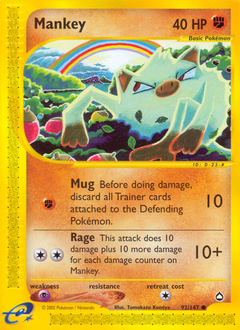 Pokemon Aquapolis Mankey - 92