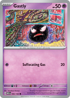 Pokemon 151 Gastly - 92