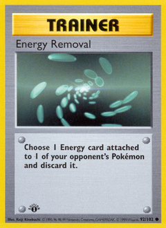 Pokemon Base Energy Removal - 92