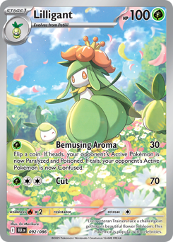 Pokemon Black Bolt Lilligant - 92