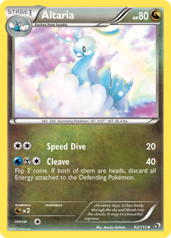 Pokemon Legendary Treasures Altaria - 92