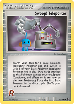 Pokemon Team Rocket Returns Swoop! Teleporter - 92