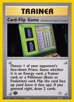 Pokemon Neo Genesis Card-Flip Game - 92