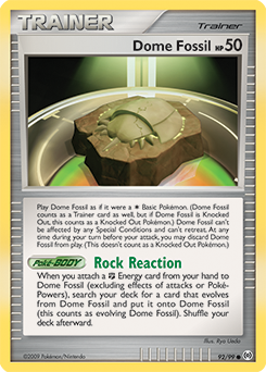 Pokemon Arceus Dome Fossil - 92