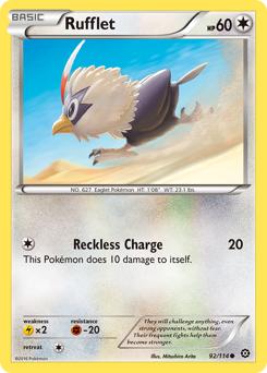 Pokemon Steam Siege Rufflet - 92