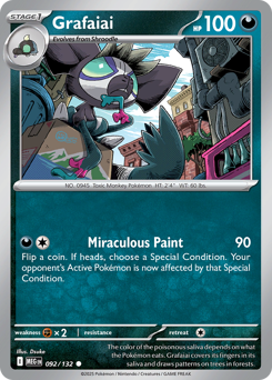 Pokemon Mega Evolution Grafaiai - 92
