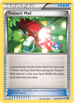Pokemon Roaring Skies Trainers' Mail - 92a