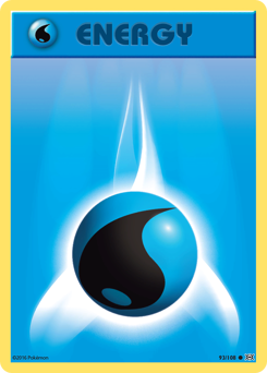 Pokemon Evolutions Water Energy - 93